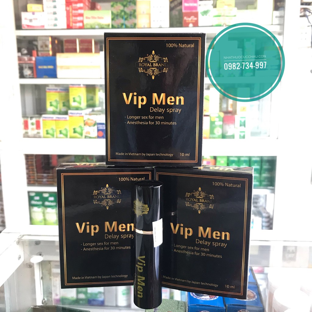 Vip Men chai xịt hỗ trợ chống xuất ....giúp phái Nam mạnh hơn, 100% thảo dược ( Hàng chính hãng )
