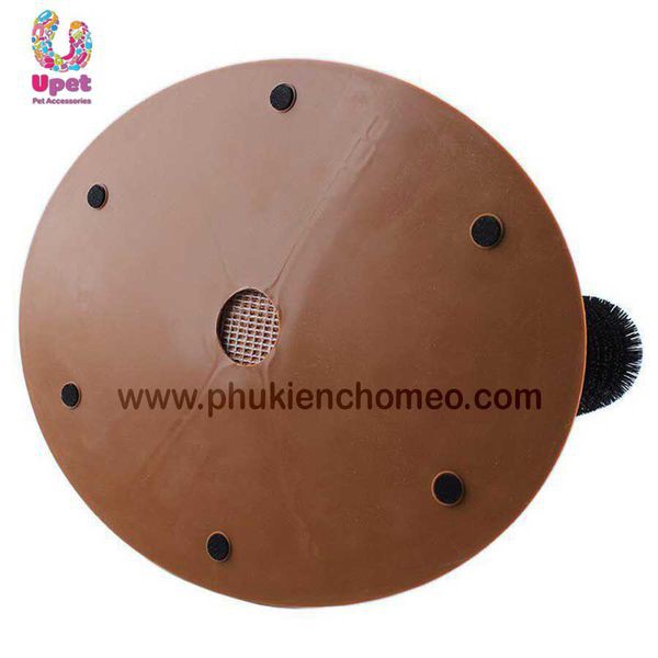 Đồ chơi gãi ngứa cho mèo được làm từ các sợi nhựa cứng giúp mèo gãi ngứa, trút bỏ lông rụng, giảm stress …