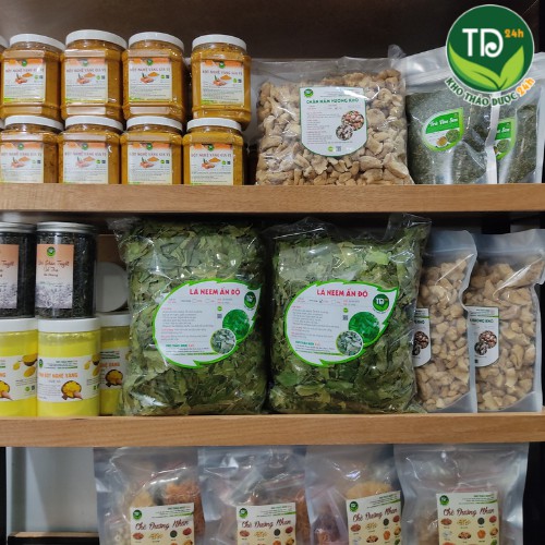 Lá neem Ấn Độ sấy khô (cây xoan Ấn Độ), cây vạn năng cho sức khỏe con người [250 gr - 1kg] I Kho thảo dược 24h
