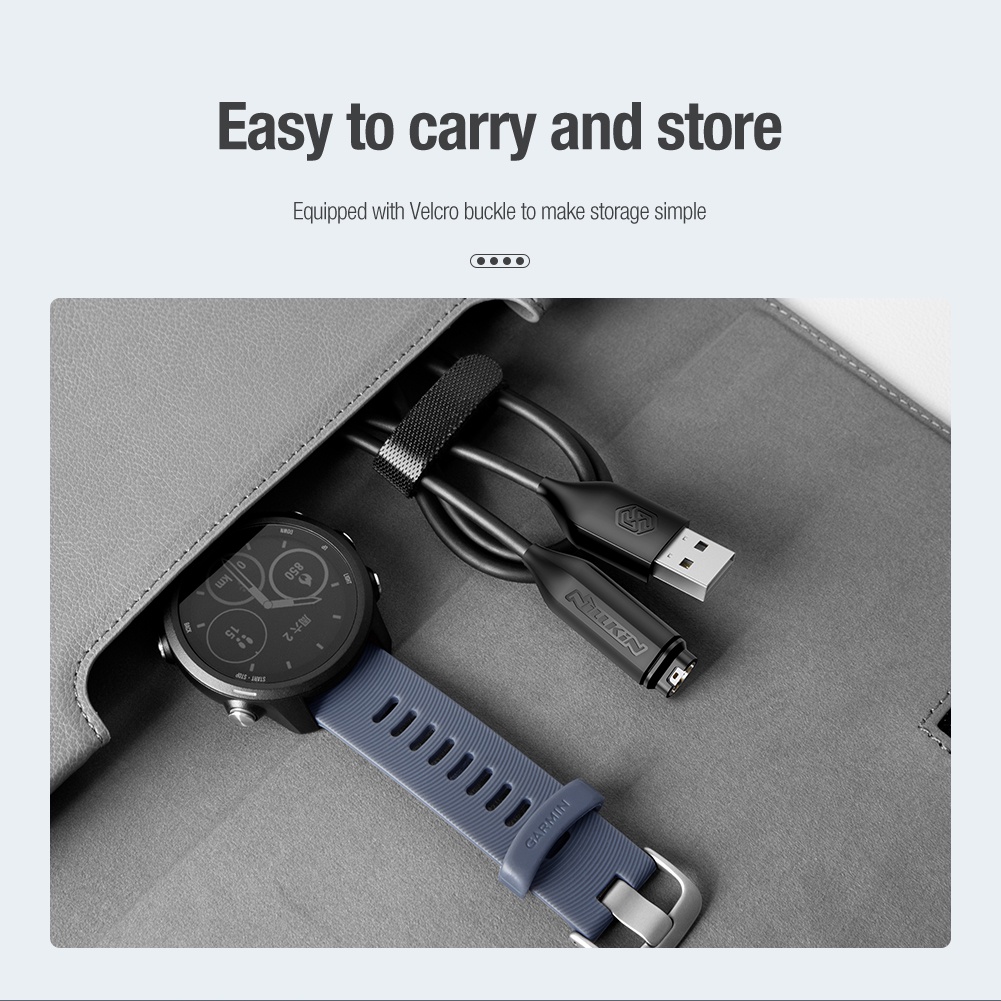 Dây cáp sạc nhanh NILLKIN 1m cho đồng hồ Garmin