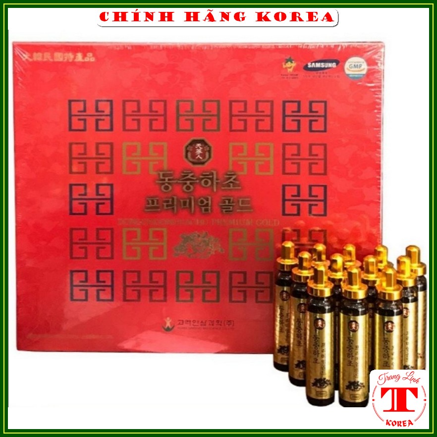 Tinh chất đông trùng hạ thảo hàn quốc, hộp đỏ 20 ống - Đông trùng hạ thảo - Tăng đề kháng, sức khỏe, phòng ung thư