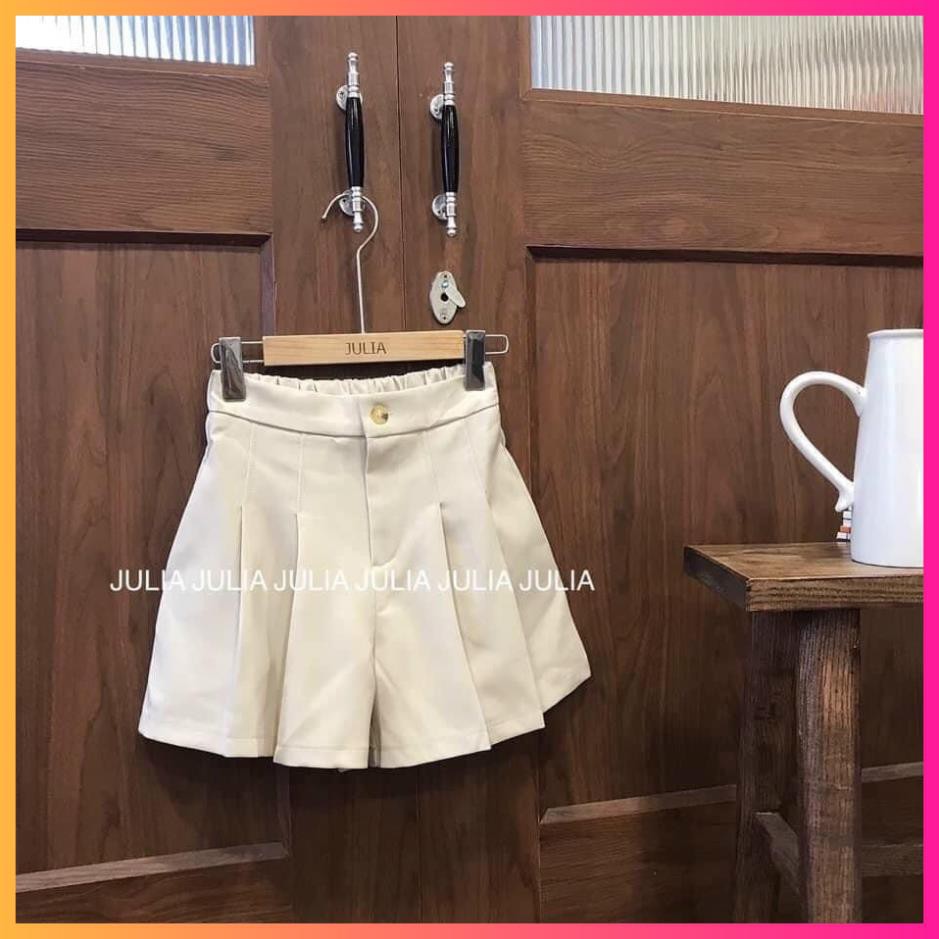 Quần shorts vải cạp khuy đứng xếp ống xòe, Quần đùi hè vải mát Cao Cấp - MOONMY | BigBuy360 - bigbuy360.vn