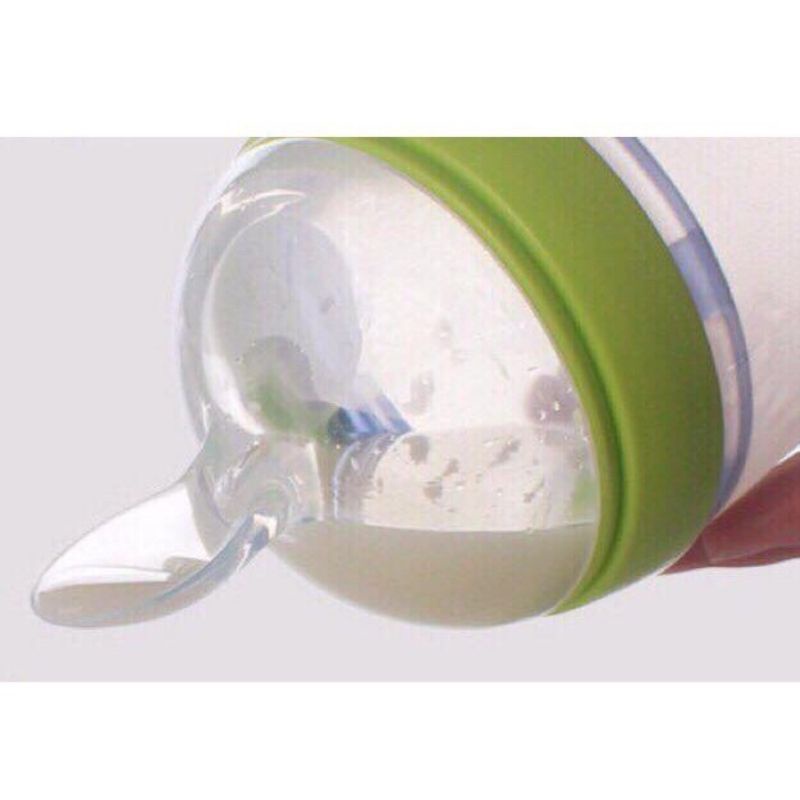 Núm thìa silicone mềm Como thay thế núm ti bình CMTM 150ml 250ml cho bé không chịu ti bình CM04 Homedy Kids