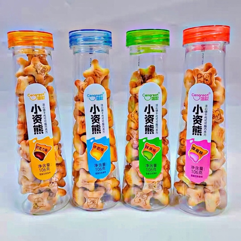Bánh gấu combo 10 túi mix vị nhân kem thơm ngon hót 2024