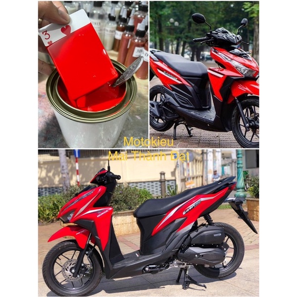 Màu Sơn Đỏ Tươi Vario-2K ( Sơn oto - xe máy )MotokieuMaiThànhĐạt
