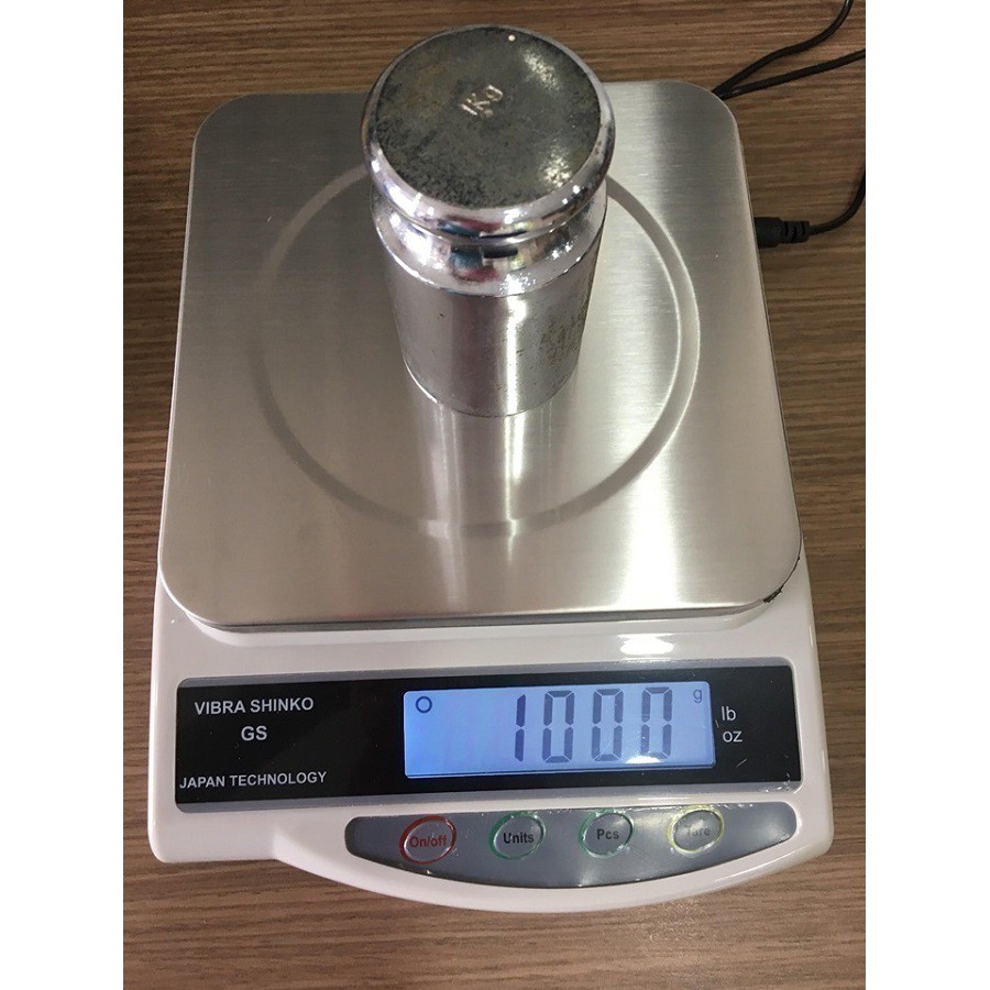 Hàng Loại 1 - Cân Tiểu Ly Điện Tử Nhật Bản Vibra GS 3kg/1g - Chuyên cân yên sào, làm bánh