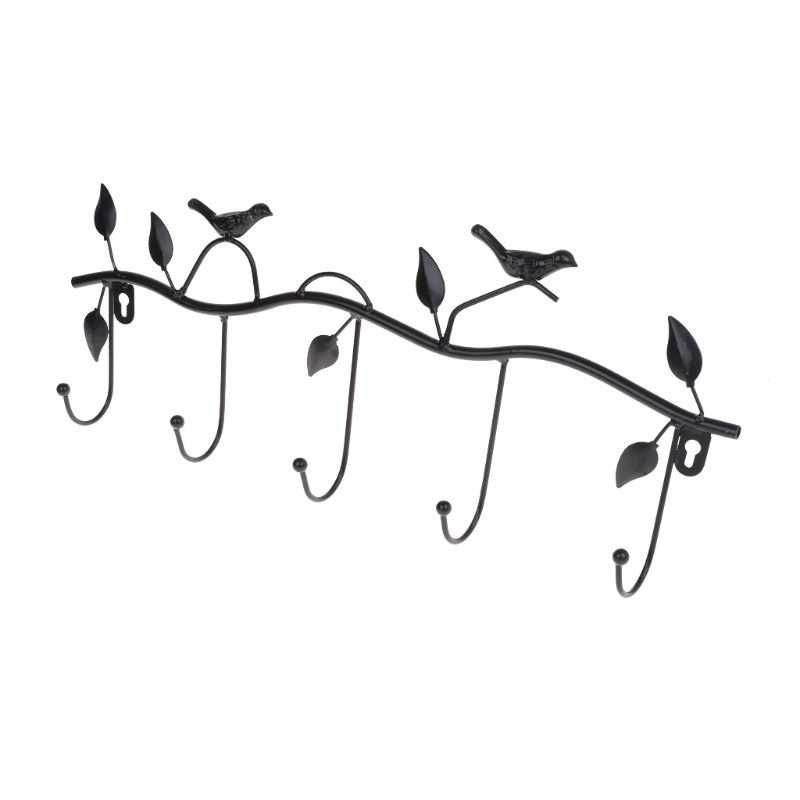 5 Móc Treo Áo Khoác / Nón / Túi Xách Hình Chim Phong Cách Vintage Trang Trí Nhà Bếp / Phòng Tắm