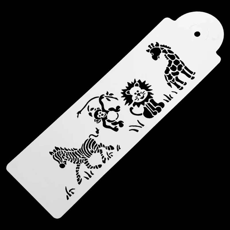 Khuôn Vẽ Hình Động Vật Bằng Nhựa DIY