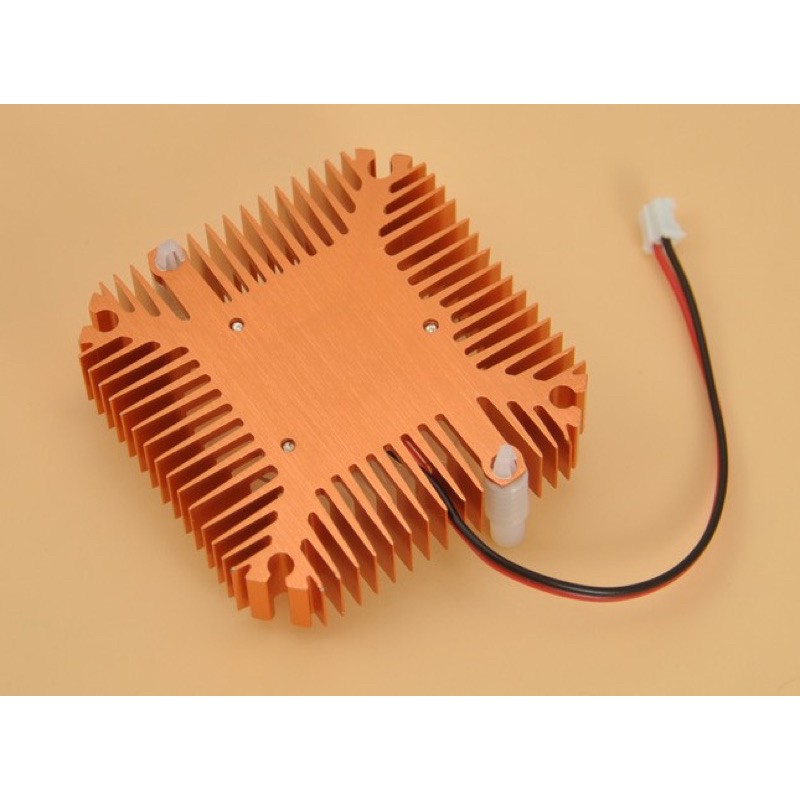 Quạt tản nhiệt 12v 5,5x5,5xcm cho anh em chế đèn led luxuon và máng w106