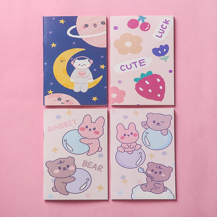 Sổ Tay Ghi Chép Mini A7 32 Trang Cầm Tay Nhiều Mẫu Cute, Văn Phòng Phẩm Giá Rẻ, Đồ Dùng Học Tập Dễ Thương