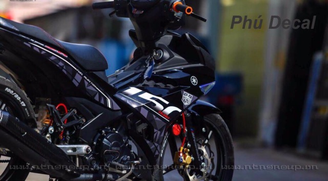 Tem Exciter 150 Y15ZR Đen bóng
