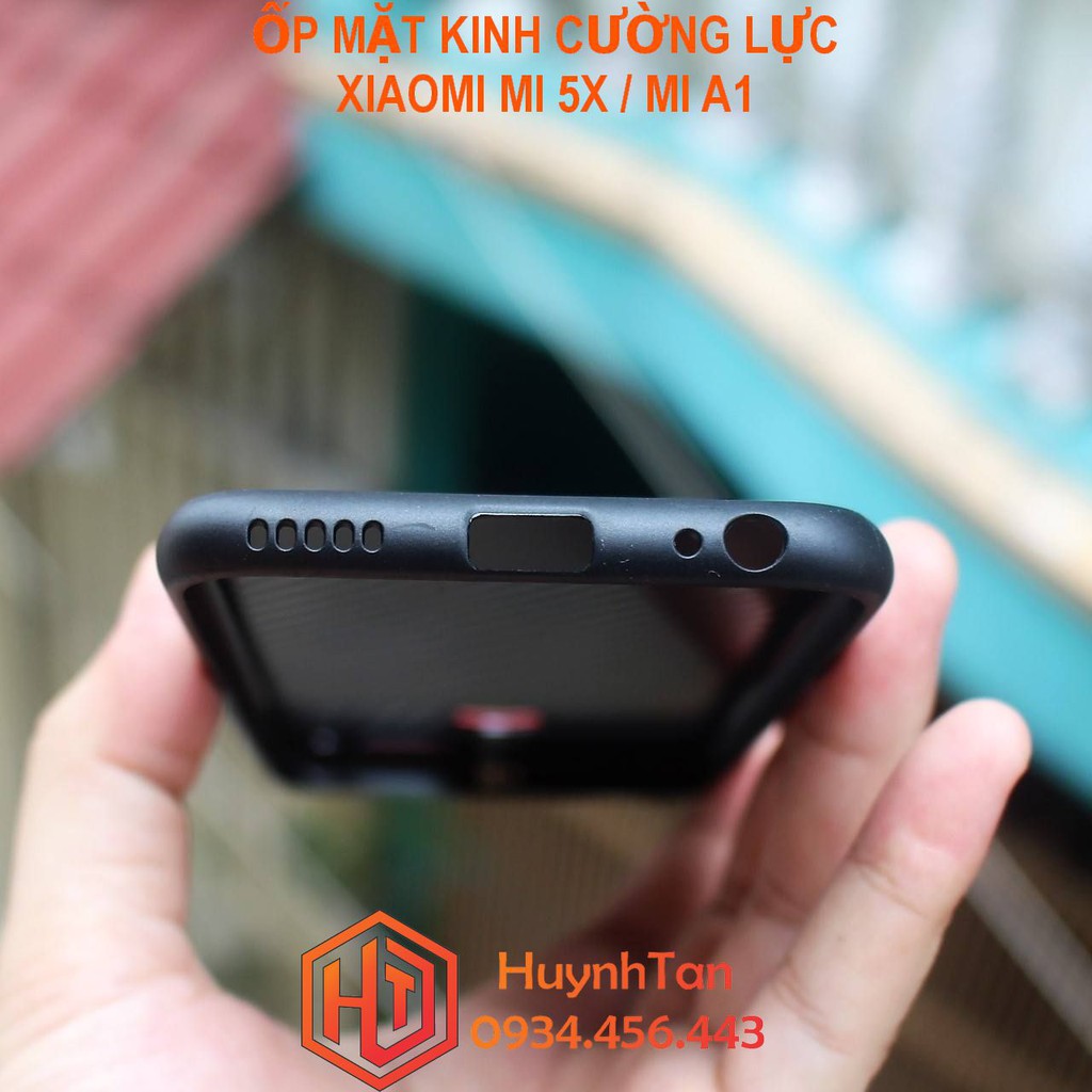 Ốp lưng Xiaomi MI 5x / Mi A1 mặt lưng bằng kính cường lực