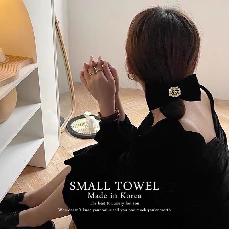 Kẹp tóc nơ bản to bằng vải nhung đính đá cao cấp, phụ kiện tóc dễ thương cho nữ