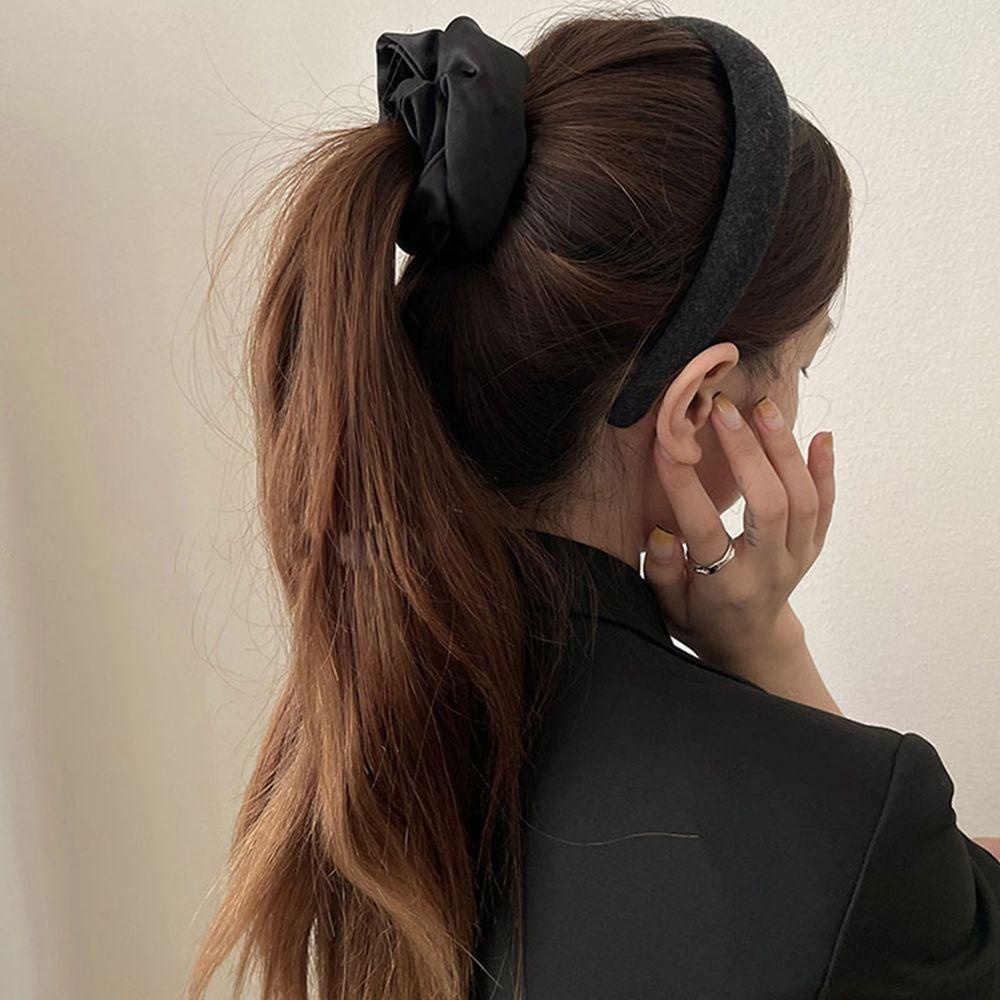 BACK2LIFE Băng Đô Cài Tóc Rửa Mặt Bằng Bọt Biển Thiết Kế Đơn Giản Cho Nữ