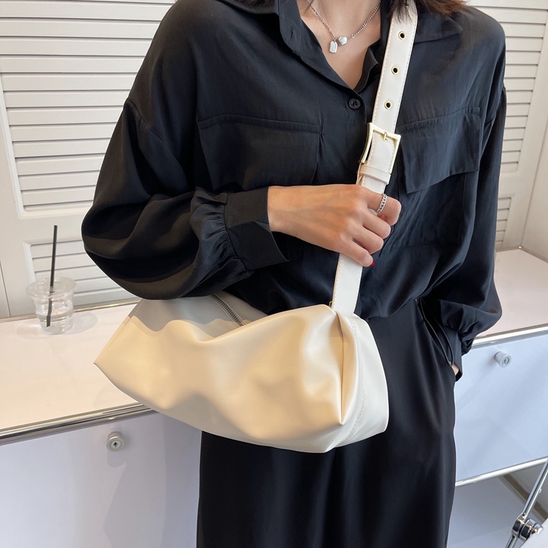 Túi Đeo Vai Cỡ Lớn Màu Sắc Trơn Phong Cách Hàn Quốc Thời Trang Cho Nữ