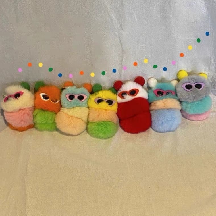 Móc khóa hình chú sâu ngộ nghĩnh đáng yêu