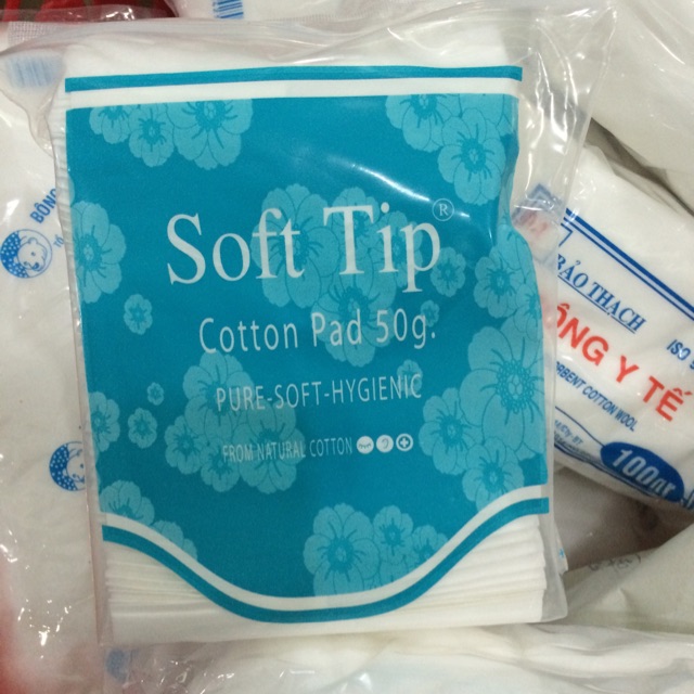 Bông tẩy trang Soft Tip 50g