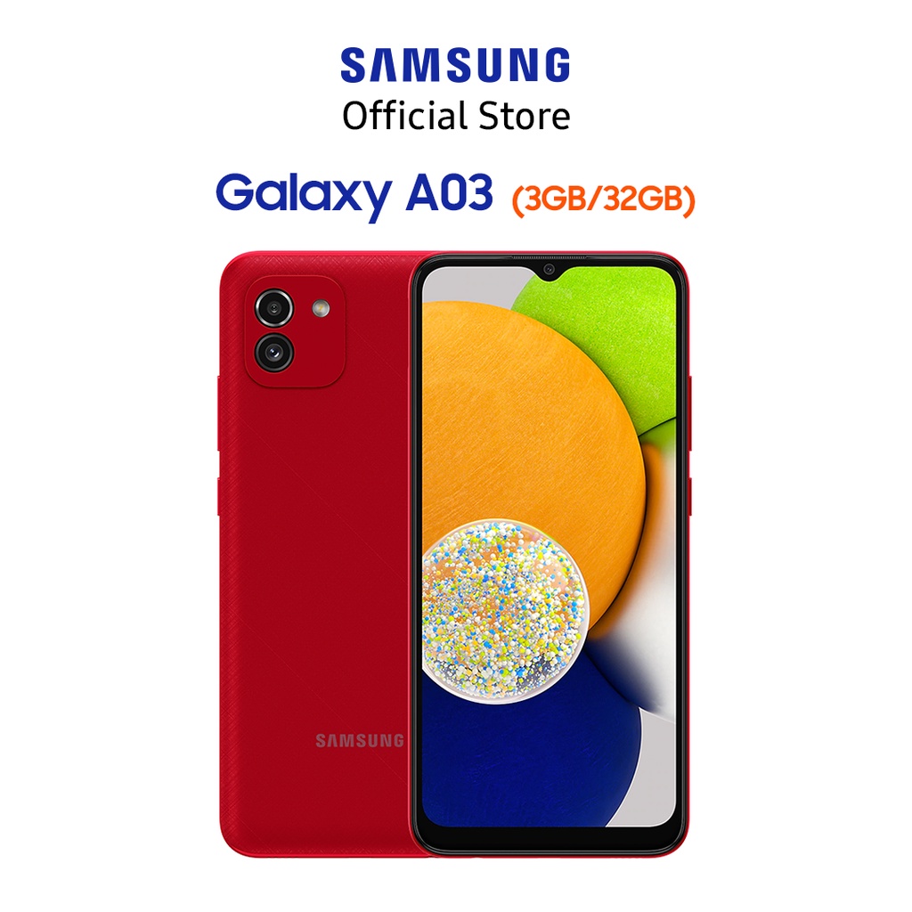 Điện Thoại Samsung Galaxy A03 (3GB/32GB)- Hàng Chính Hãng