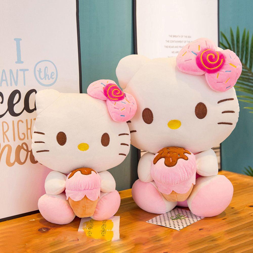 LILYES Mèo Kitty Nhồi Bông Mềm Mại Xinh Xắn