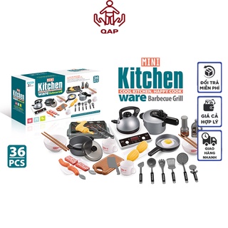 Đồ chơi bộ nấu ăn 36 chi tiết-qap