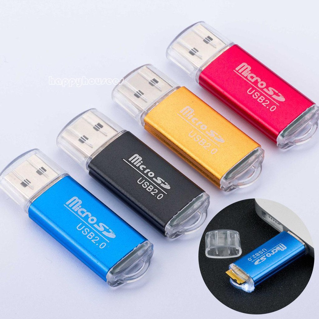 Đầu đọc thẻ nhớ USB 2.0 bằng nhôm