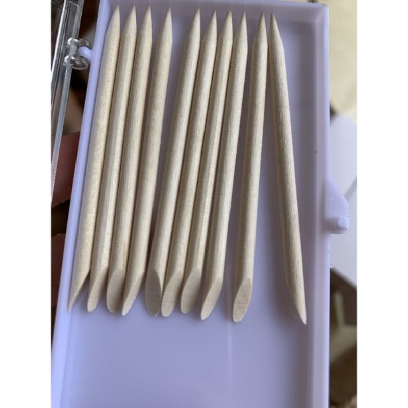 3 que cậy móng, que tháo móng tay giả, que làm nail