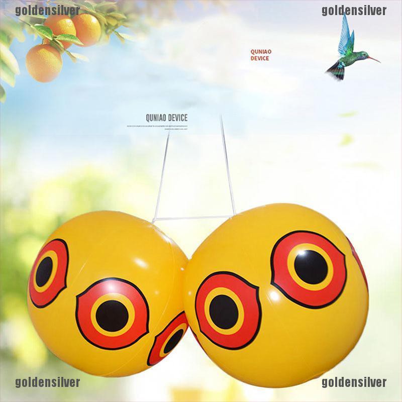 Bong Bóng Bơm Hơi Hình Đôi Mắt Dùng Đuổi Chim