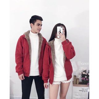 ÁO KHOÁC NAM & NỮ CHẤT NỈ LÓT BÔNG CAO CẤP - WEGO SHOP - PP