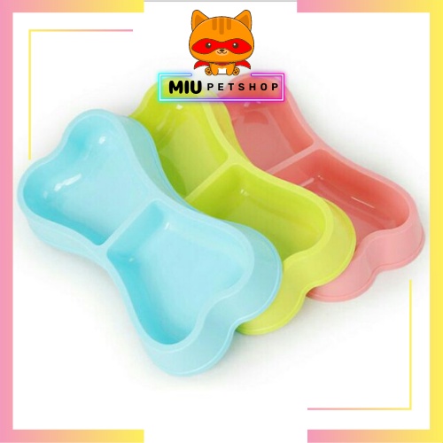 Bát ăn đôi cho chó mèo, Bát ăn đôi hình xương cho thú cưng