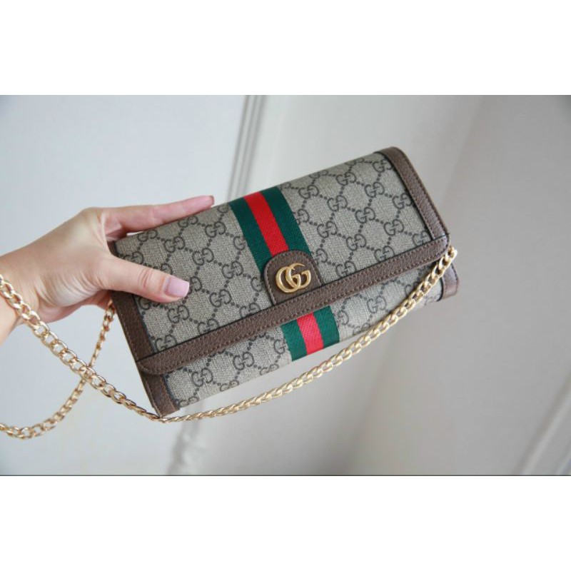 [ HÀNG MỚI VỀ ] Ví cầm tay Gucci Ophidia