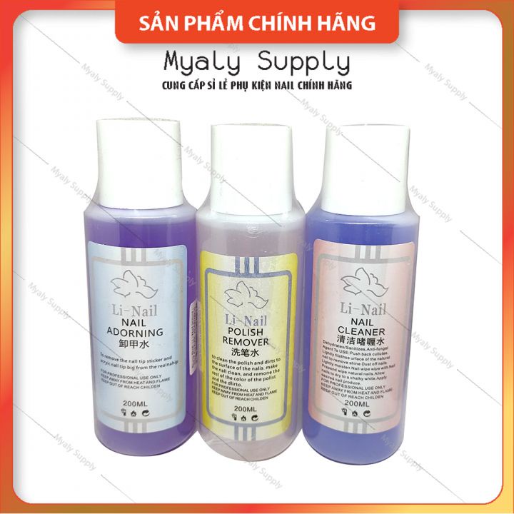 Dung Dịch Rửa Cọ Lau Gel Phá Gel Li Nail