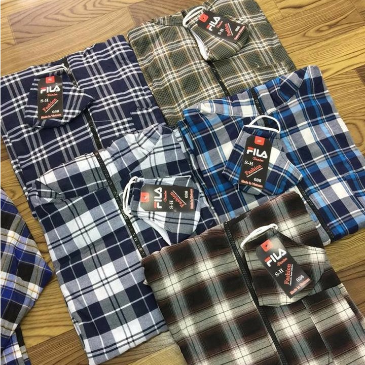 Áo Chống Nắng Nam 2 Lớp Kẻ Caro Nhiều Màu FREESIZE Dưới 75Kg, Mã TAAKN306 | BigBuy360 - bigbuy360.vn