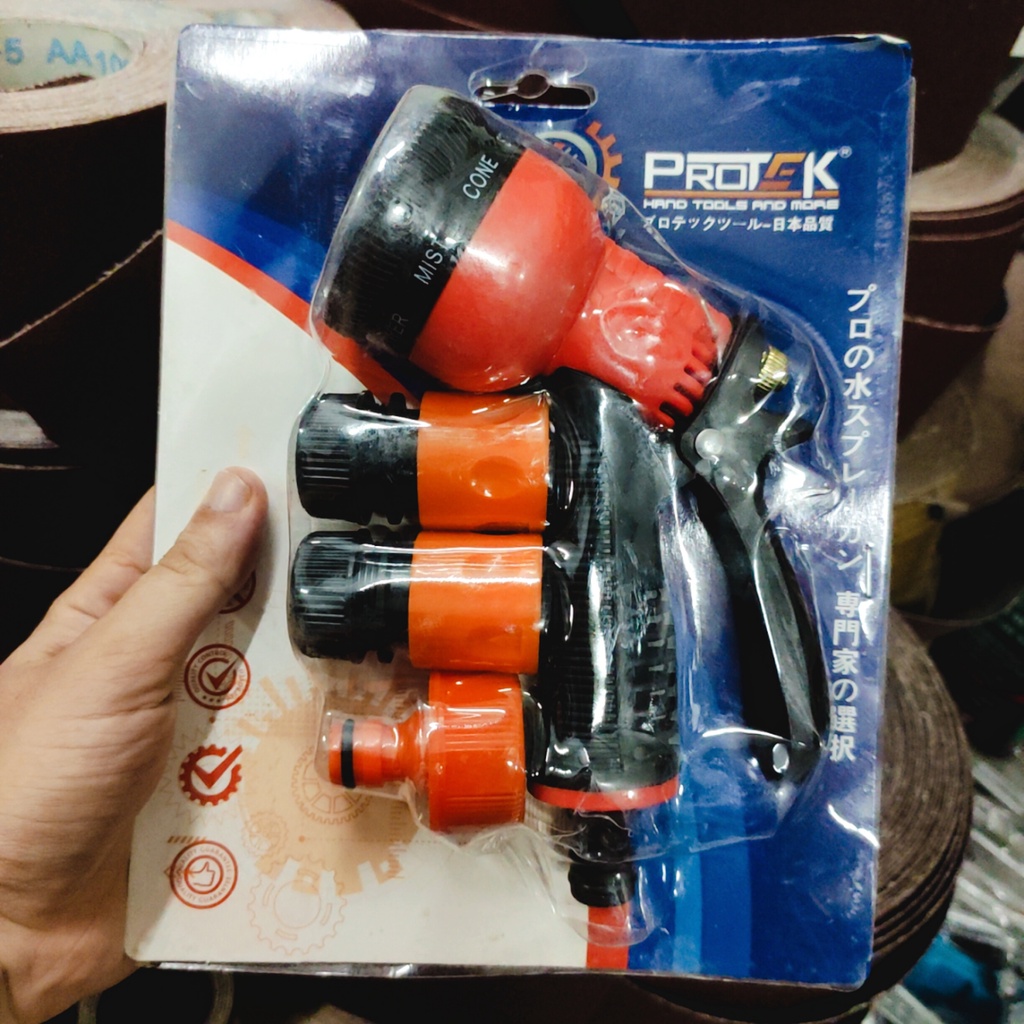 Vòi 8 chế độ phun, 20m dây phun nước rửa xe, tưới cây đa năng
