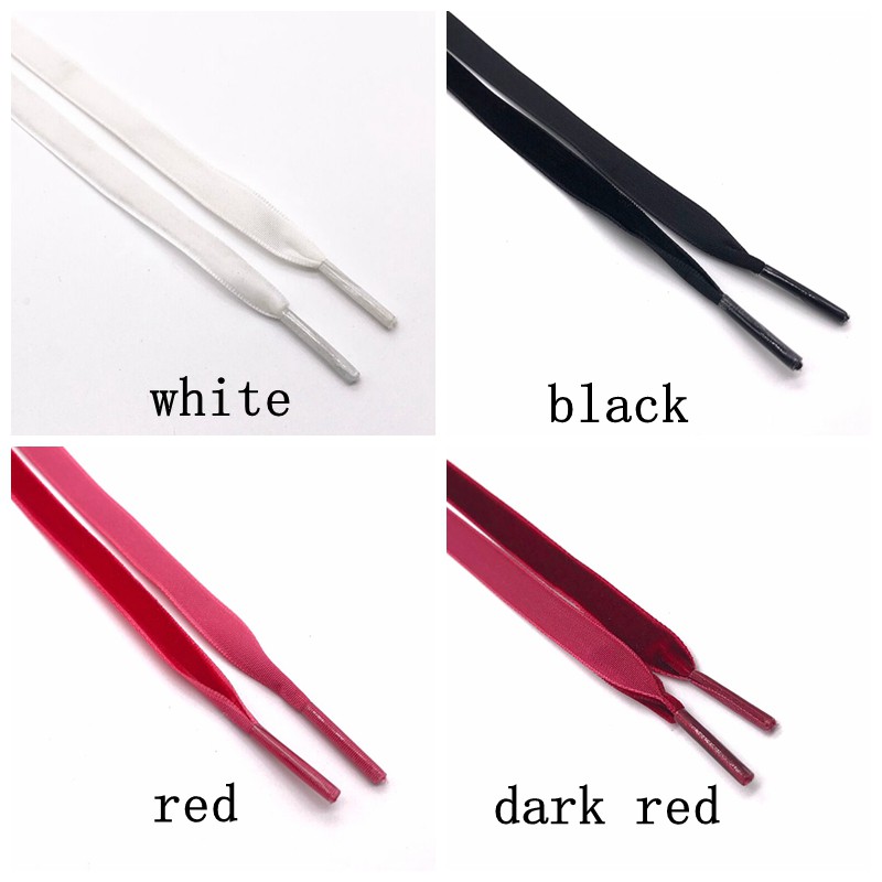 Dây Giày Nhung Dẹt Rộng 1Cm Rộng 100-120Cm Kiểu Mới