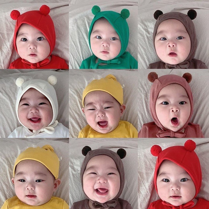Mũ gấu bông Peekaboo mũ bông Wonwon Winwin