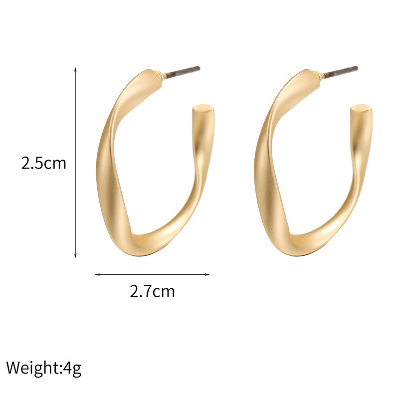 Set 3 cặp khuyên tai RINHOO FRIENDSHIP thời trang dành cho nữ