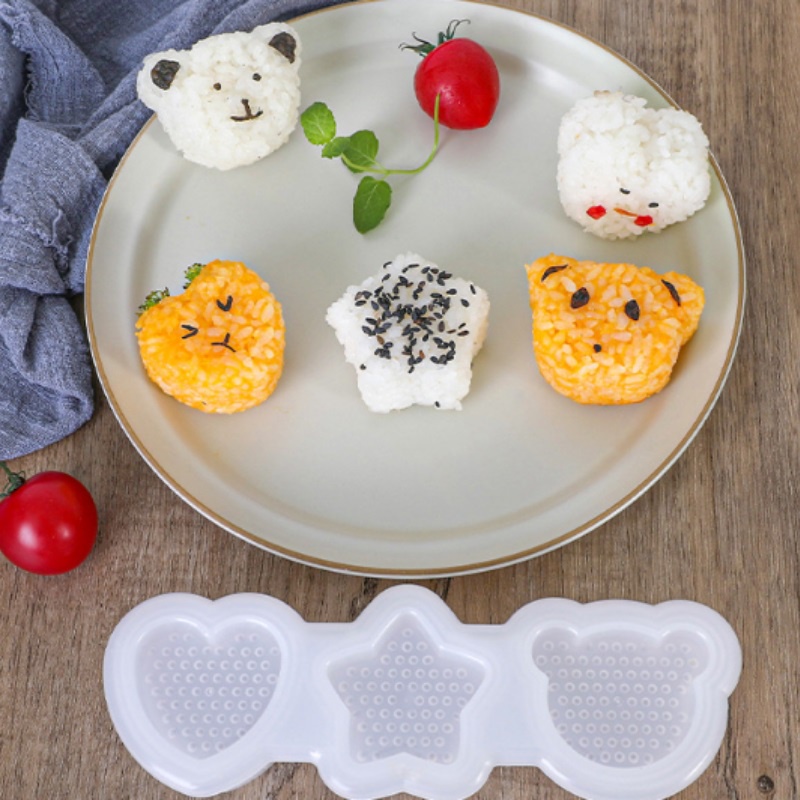 Khuôn làm cơm nắm, trứng luộc bento tạo hình cho bé ăn dặm Inomata hàng nội địa Nhật Bản AD81