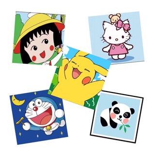 TRANH TÔ MÀU THEO SỐ CHO TRẺ EM💕 FREESHIP 💕 KT 20*20CM