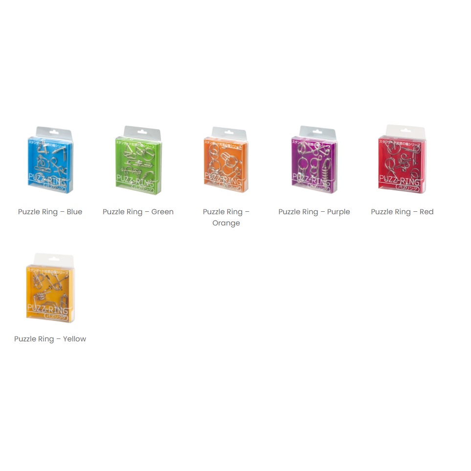 Bộ đồ chơi giải đố puzz ring Hanayama - bộ 5 món