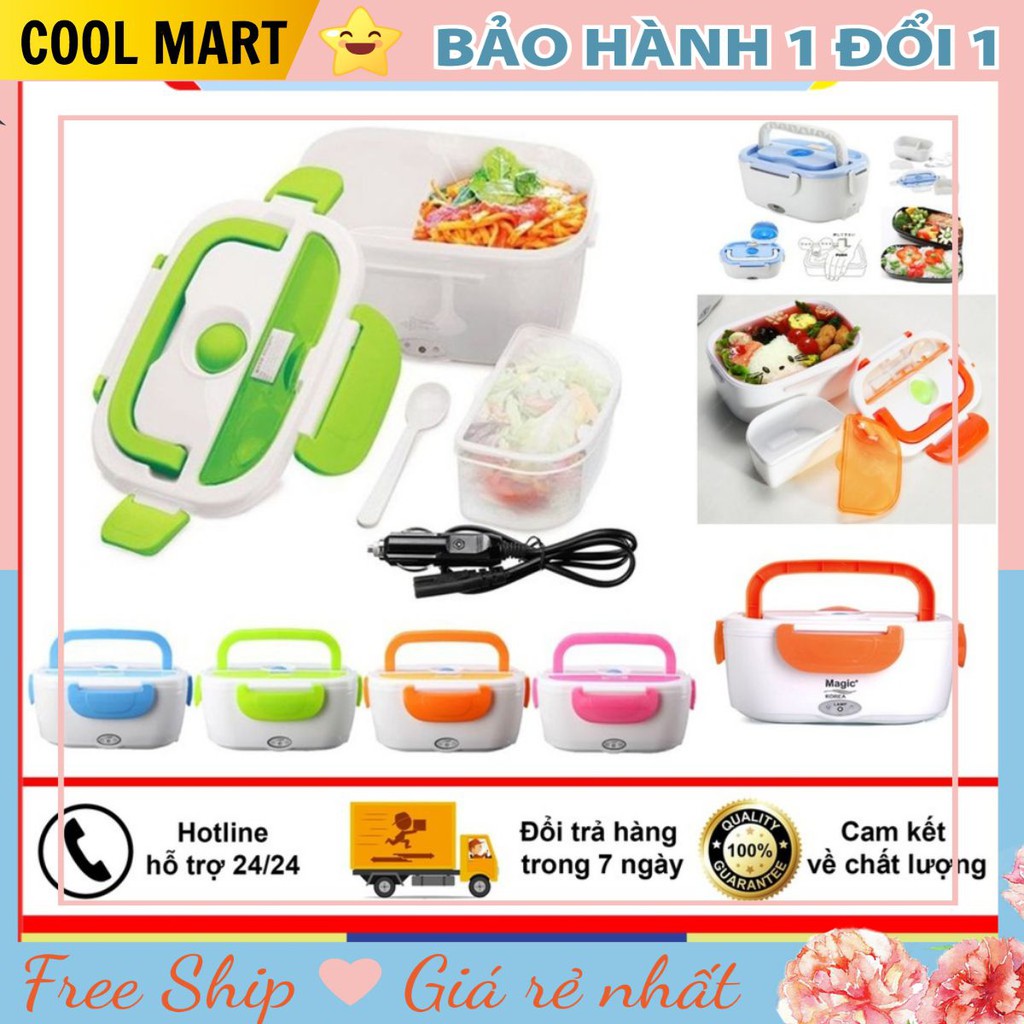 Hộp Cơm Cắm Điện ⭐️FREESHIP⭐️ Hộp Hâm Nóng Cơm, Ủ Thức Ăn Ruột Inox