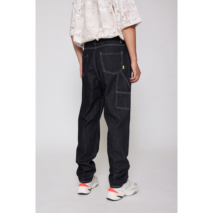 Quần Jean BOO BOO Nam Dáng Rộng Thêu Logo BOOLAAB Phong Cách