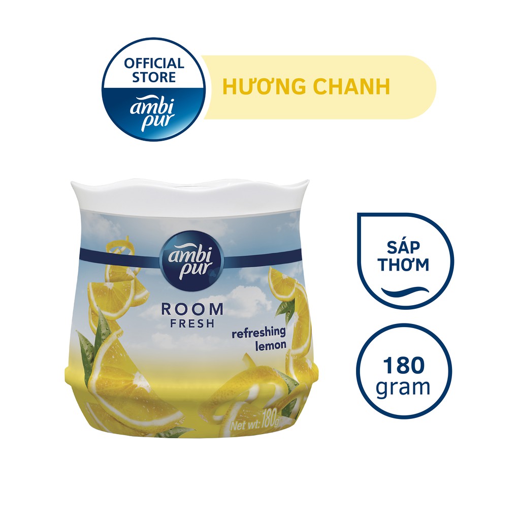 Sáp thơm phòng Ambi Pur hương chanh 180g