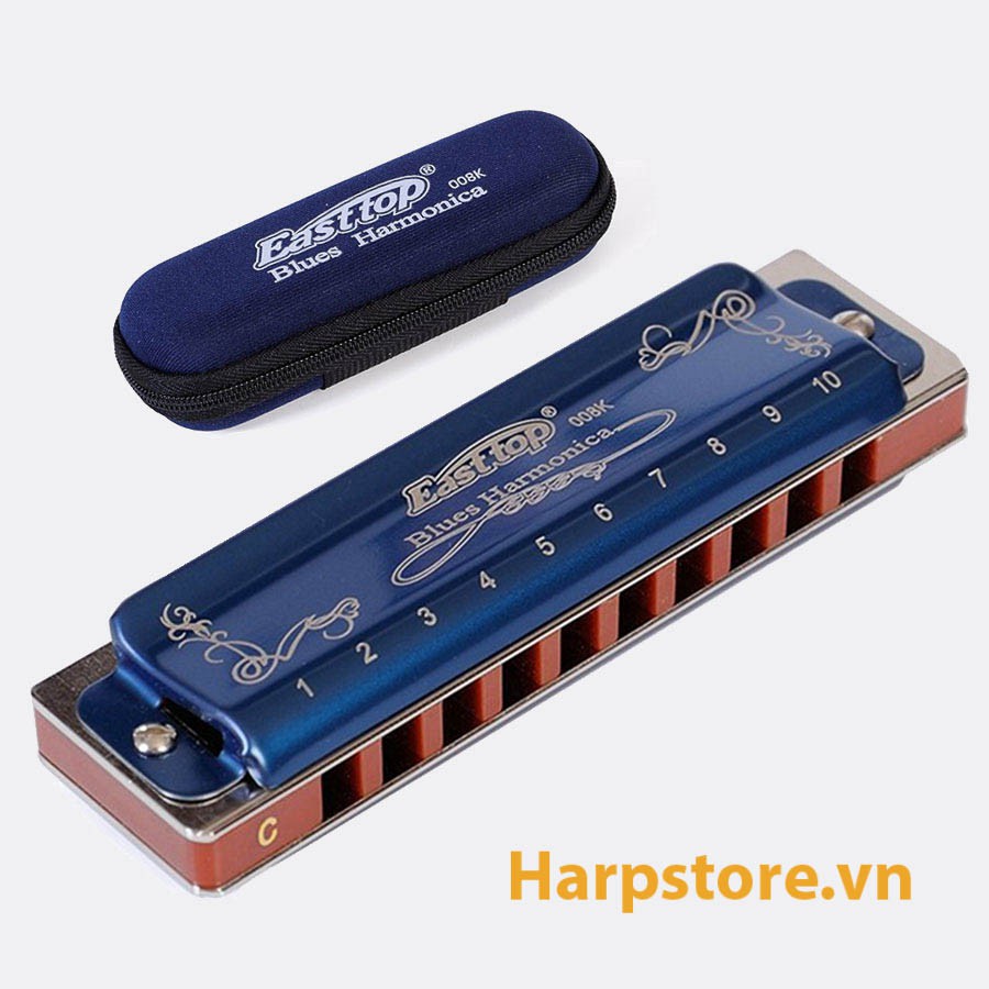 Kèn Harmonica diatonic Easttop T008K Paddy Richter - Key C A G