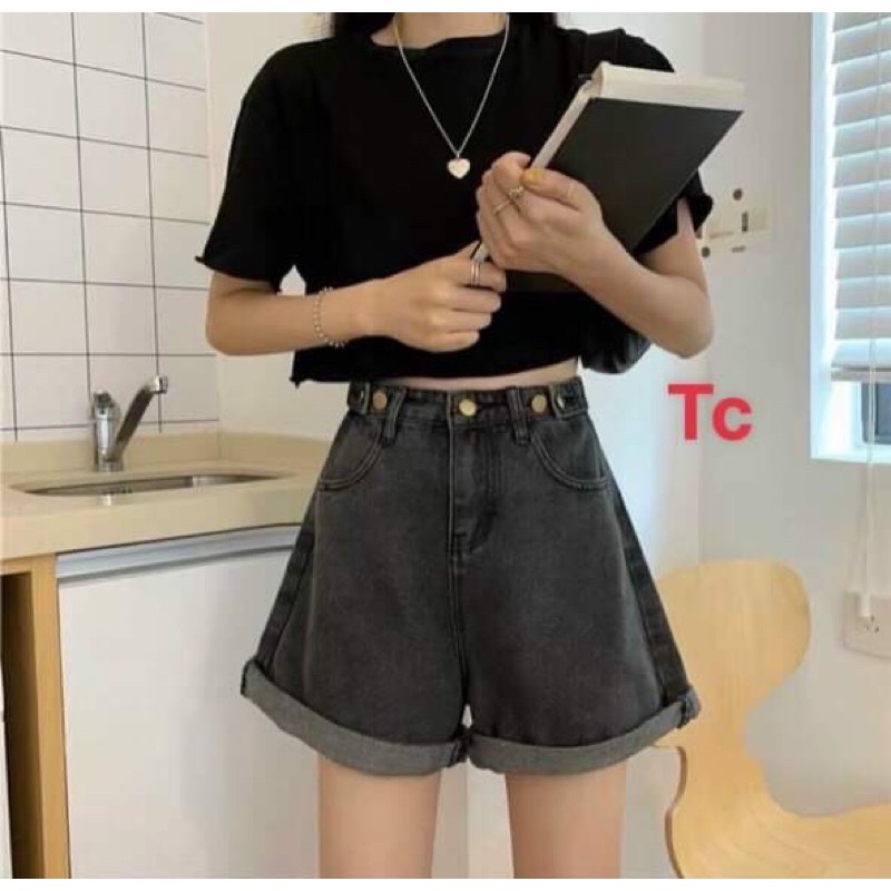 [Mã WASTUP5 giảm 10% tối đa 20K đơn 99K] Quần sóc bò cạp đinh TC12 | BigBuy360 - bigbuy360.vn