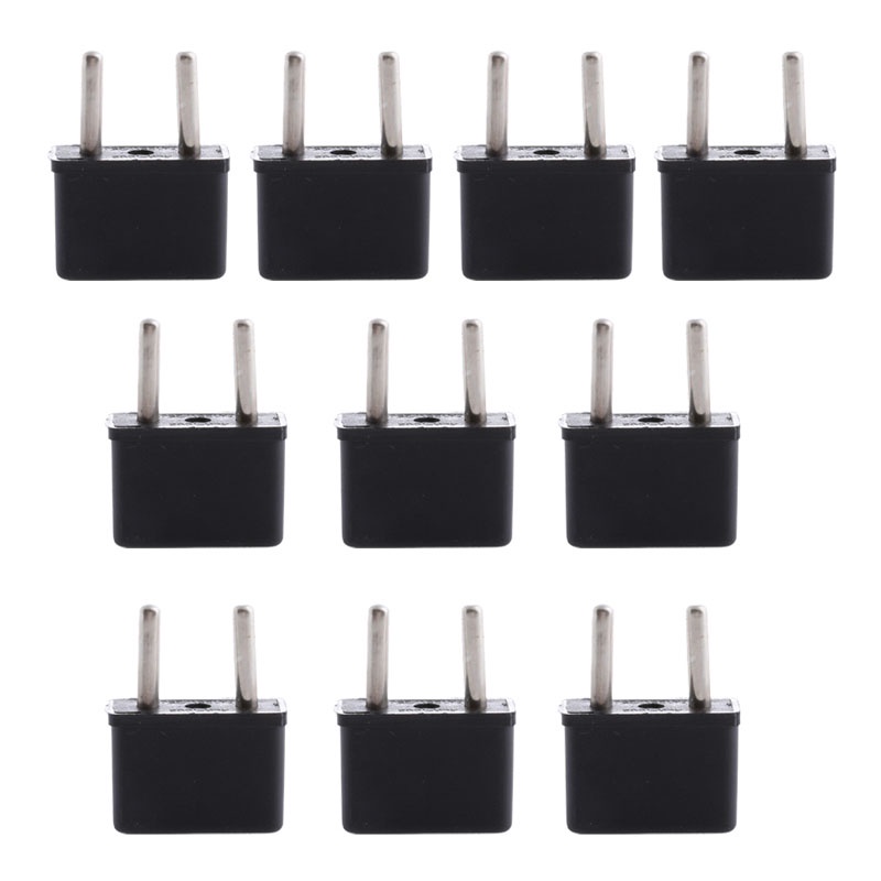Bộ 10 Phích Cắm Chuyển Đổi Từ US Sang EU