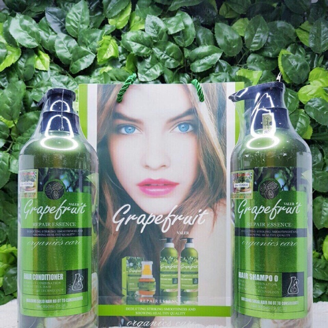 🍐🍃Bộ Dầu Gội và Xả BƯỞI — GRAPEFRUIT Repair Esence Organic Shampoo & Conditioner 850ml x 2 chai