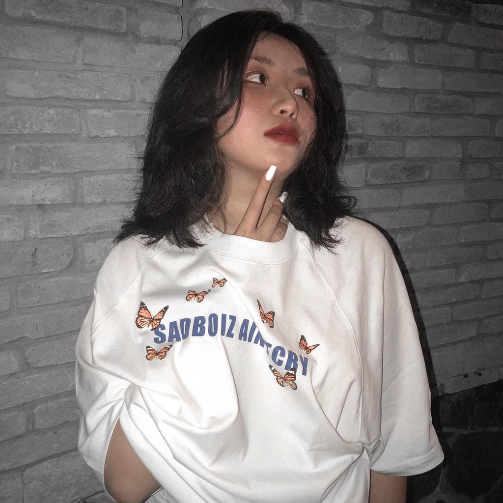 Áo thun sad boiz dreamy butterfly tee áo thun sadboiz bướm nam nữ full KUN SHOP