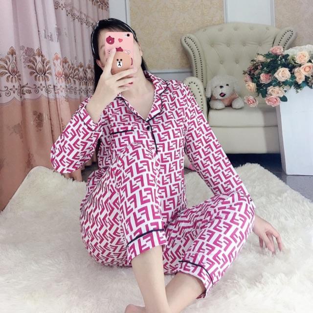 Combo 3 Bộ Pijama Tay Dài Quần Dài