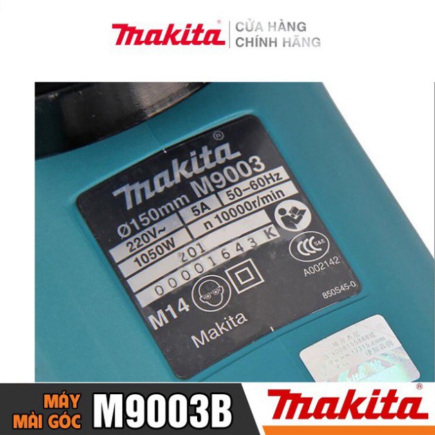 [Chính Hãng] Máy Mài Góc Makita M9003B (1050W-150MM) - Công Tắc Bóp