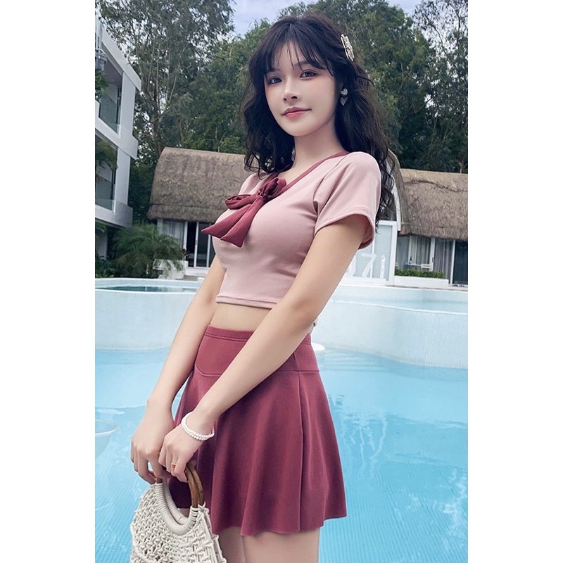 [Có sẵn] Set Bikini Đồ Bơi Váy Áo Bơi Kín Đáo Học Bơi Đi Biển ~ ORRIN Closet | BigBuy360 - bigbuy360.vn